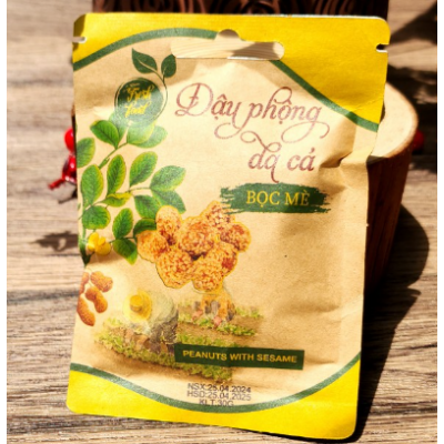 Đậu phộng da cá bọc mè Hải Long 30G Đậu phộng da cá bọc mè Hải Long 30G